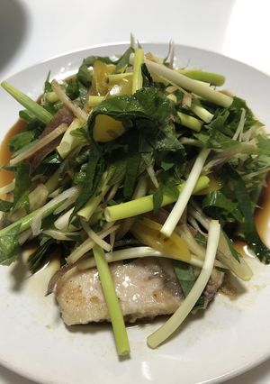 白身魚のソテーとさっぱり薬味ポン酢-レシピのメイン写真