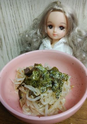 リカちゃん♡もやしオイマヨもみ海苔合えꕤ-レシピのメイン写真