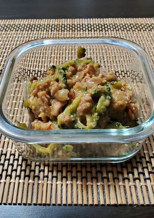 🤍ゴーヤの麦味噌炒め-レシピのメイン写真