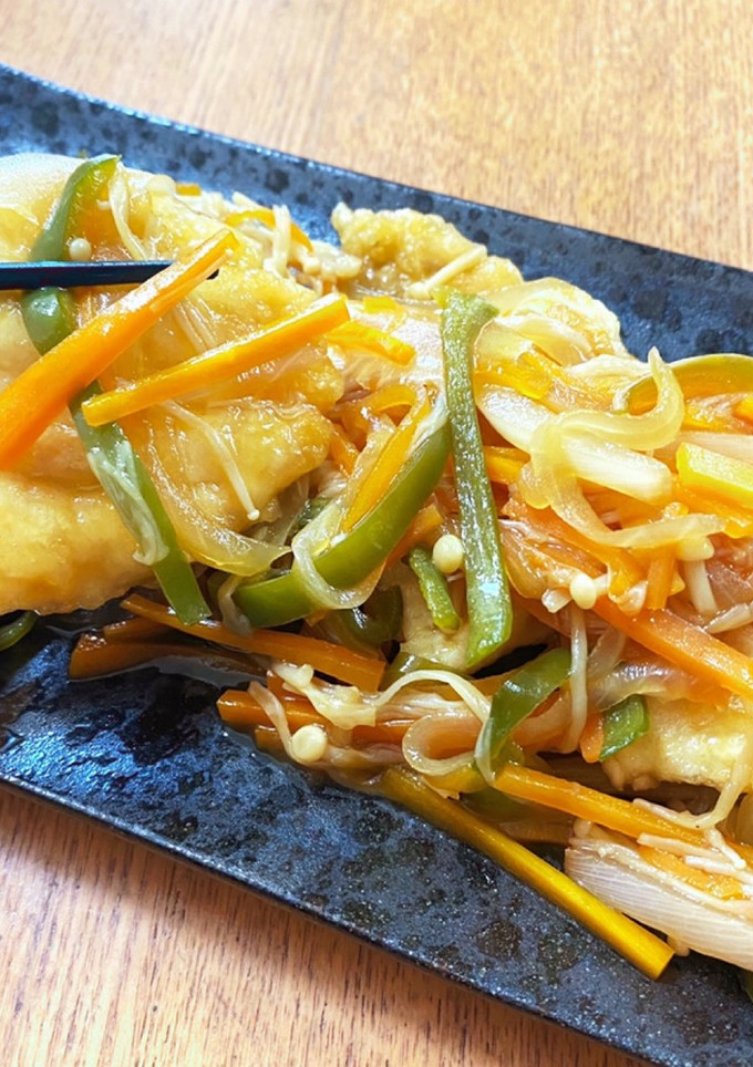 野菜たっぷり!ささみの甘酢あん炒め-レシピのメイン写真
