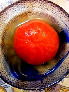 砂糖漬け真ん丸トマトをニンマリ食べよっ-レシピのメイン写真
