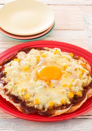 餃子の皮で簡単！クリスピーお好みピザ-レシピのメイン写真