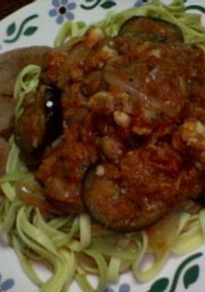 海老となすのトマトソースパスタ-レシピのメイン写真