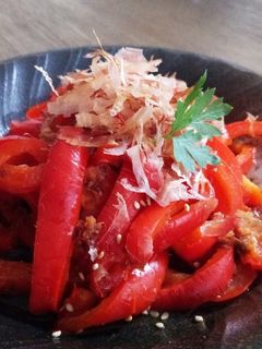 パプリカのおかか和え-レシピのメイン写真