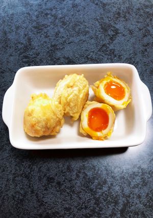 トロトロ煮卵の天ぷら-レシピのメイン写真