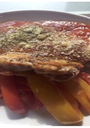 パプリカとトマトの鶏もも煮込み-レシピのメイン写真