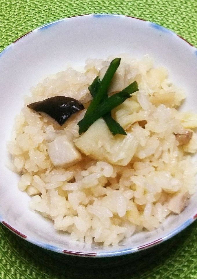 ホタテとエリンギの炊き込みご飯-レシピのメイン写真