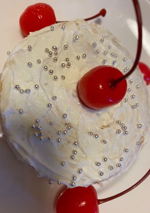 バームクーヘンで簡単さくらんぼケーキ-レシピのメイン写真