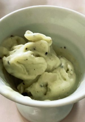 バナナVSキウィ果物だけジェラート1-レシピのメイン写真