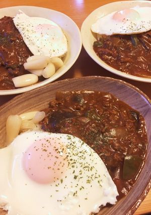 目玉焼きのっけ夏野菜カレー-レシピのメイン写真