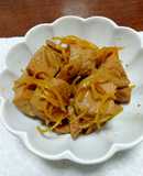 生カツオ生姜煮(解凍、刺身用を使って)