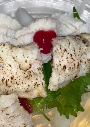 鱧の湯引きと焼霜作り-レシピのメイン写真