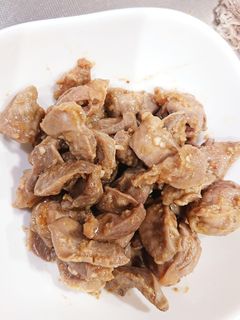 砂肝炒め☆アヒージョ風味( 〃▽〃)-レシピのメイン写真