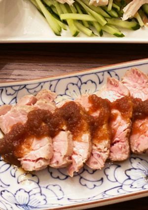 ローストポークオニオンソースがけ-レシピのメイン写真