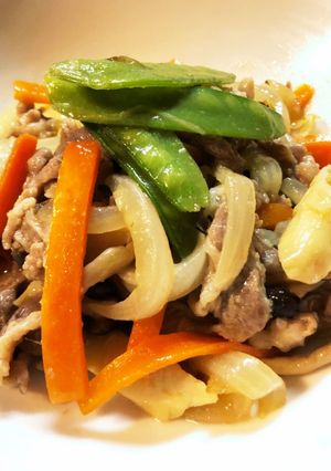 ☆我が家の簡単豚肉醤油バター炒め☆-レシピのメイン写真