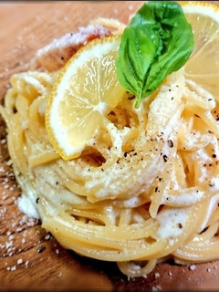 生レモンのクリームパスタ♪爽快-レシピのメイン写真