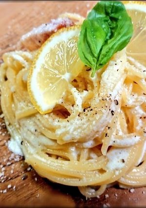 生レモンのクリームパスタ♪爽快-レシピのメイン写真