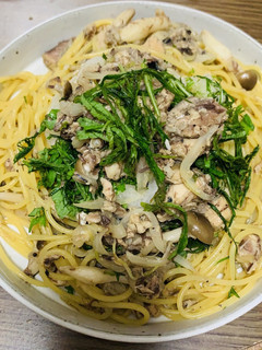 しめじとサバ缶のおろしパスタ-レシピのメイン写真