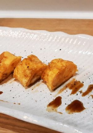 たまご焼き～黒みつソースをかけて-レシピのメイン写真
