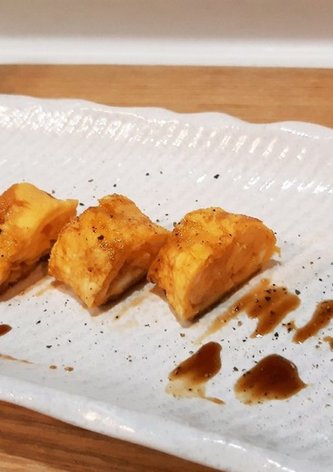 たまご焼き～黒みつソースをかけて-レシピのメイン写真