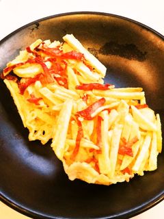 ☺簡単♪じゃがいもとハムのかき揚げ☺-レシピのメイン写真