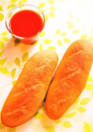 ☺玉子乳製品不使用☆簡単♪トマトパン☺-レシピのメイン写真