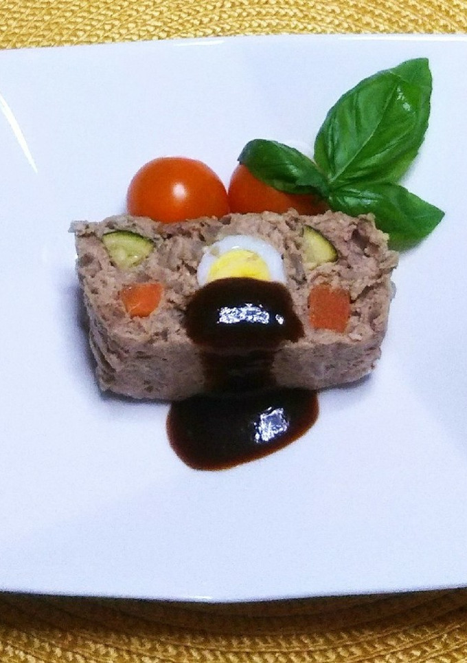 3種の挽肉ミートローフ-レシピのメイン写真