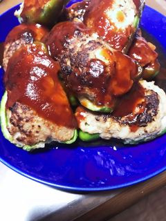 ピーマン肉詰め-レシピのメイン写真