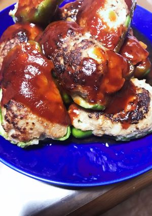 ピーマン肉詰め-レシピのメイン写真