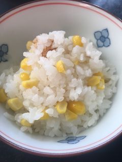 お鍋で炊く トウモロコシごはん-レシピのメイン写真