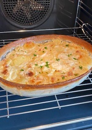 お肉料理にチーズなし簡単ポテトグラタン-レシピのメイン写真