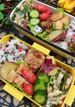 高校1年女子お弁当♡2020.07.03-レシピのメイン写真