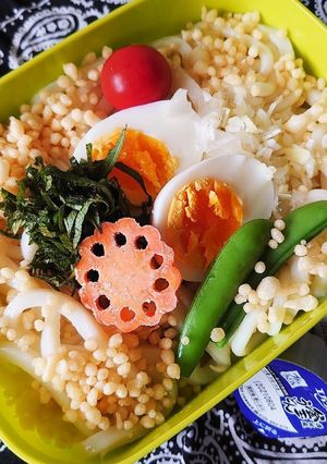 2020/7/3 冷やしうどん弁当-レシピのメイン写真