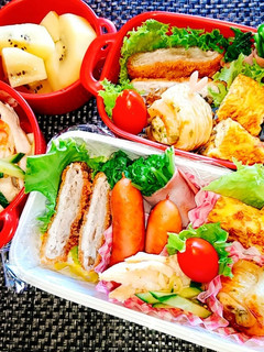 息子と娘のお弁当'20.7.3-レシピのメイン写真