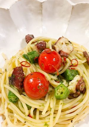 手抜きでも簡単優先冷製パスタ-レシピのメイン写真