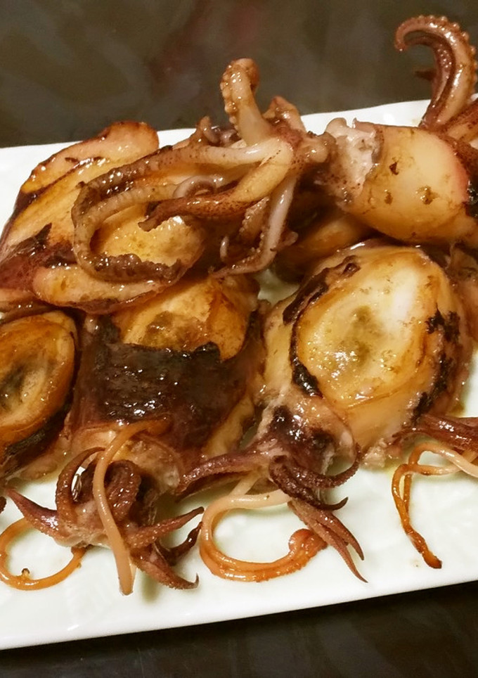 ヒメコウイカのバター醤油炒め-レシピのメイン写真