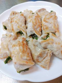 豚肉の梅としそのはさみ焼き-レシピのメイン写真