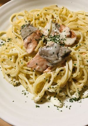 鮭のマスカルポーネソースのパスタ-レシピのメイン写真