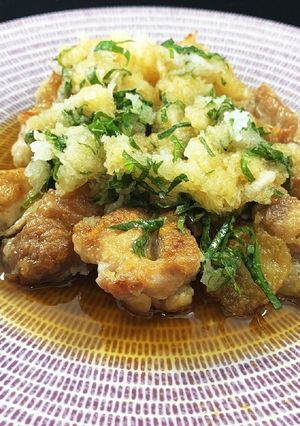 鶏もも肉ソテーしそおろしポン酢-レシピのメイン写真