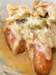 ソーセージときのこのマスタードクリーム煮-レシピのメイン写真