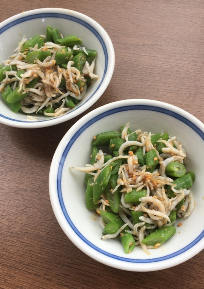 三度豆としらすの胡麻和え-レシピのメイン写真