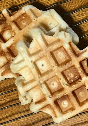 超簡単　美味しい　ごまゴマ胡麻ワッフル-レシピのメイン写真