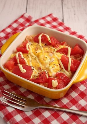 ダイエット！レンジでトマト丼-レシピのメイン写真