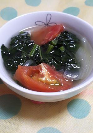 ディノケールとトマトのスープ-レシピのメイン写真