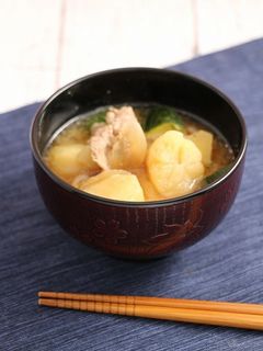 簡単!肉じゃがのお味噌汁-レシピのメイン写真