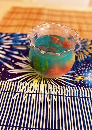 涼しげ金魚鉢ゼリー-レシピのメイン写真