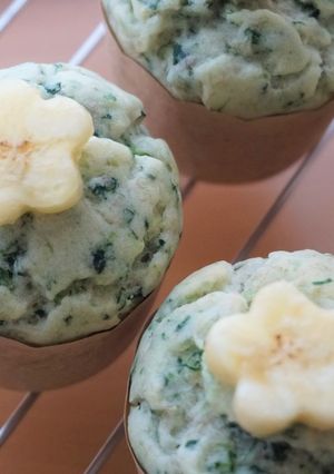米粉のほうれん草マフィン-レシピのメイン写真