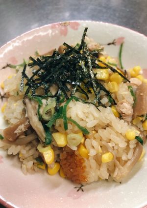 メンマといろいろ炊き込みご飯-レシピのメイン写真