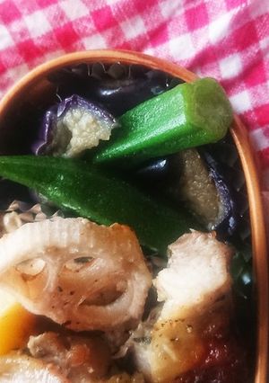 お弁当★なすとオクラのシャンタン★常備菜-レシピのメイン写真