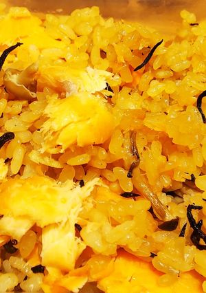 ひじきと鮭の炊き込みご飯-レシピのメイン写真